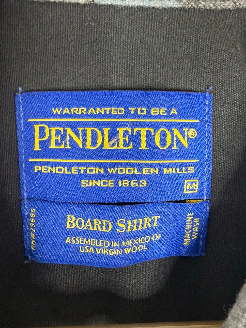 Pendleton Limited Edition Beach Boys Board Shirt Wool Plaid Medium
